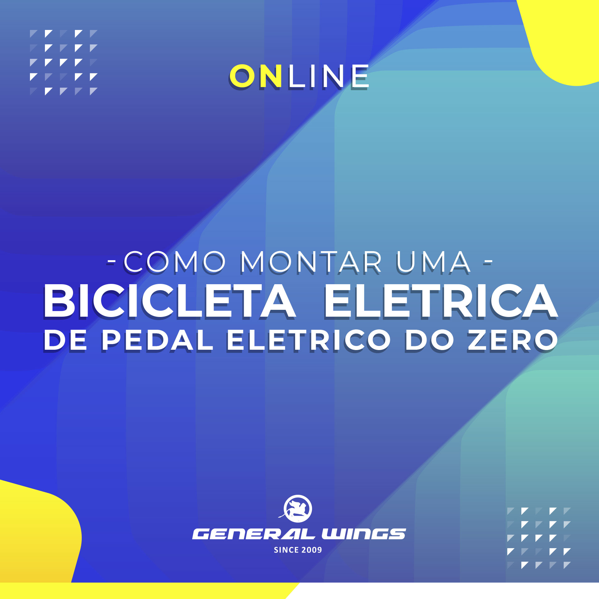 Como montar uma bicicleta com pedal elétrico, do ZERO, com os kits General Wings